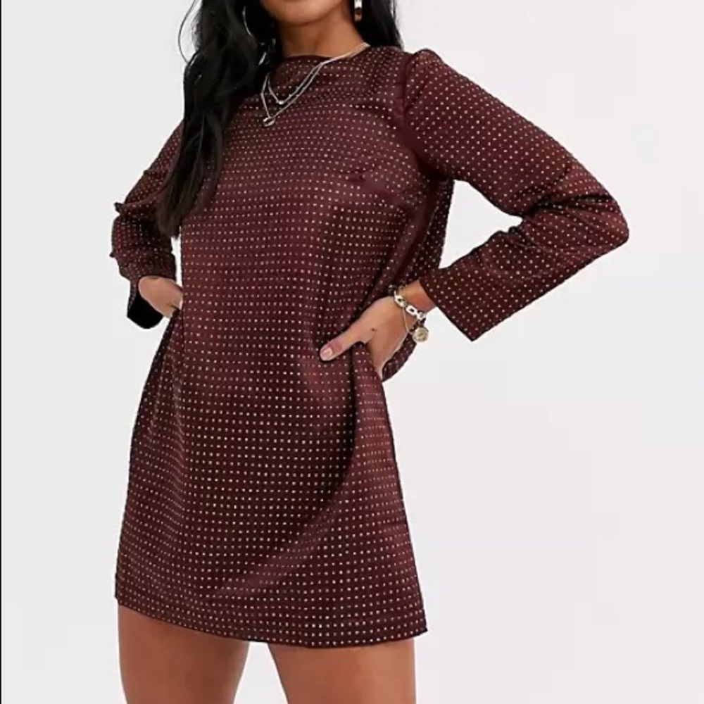 ASOS DESIGN Petite Mini Shift Dress